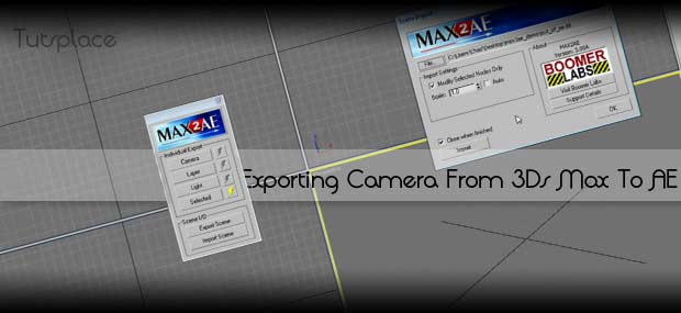 Экспортирование камеры из 3Ds Max в AE