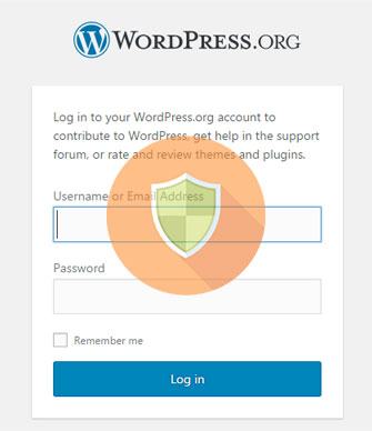 траница входа в WordPress